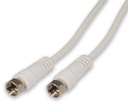 AV:Link 2 Metre F Plug to F Plug Satellite Lead