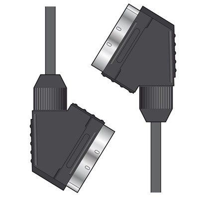 [112170] AV:Link Scart Plug - Plug TV 1.5Mt Lead