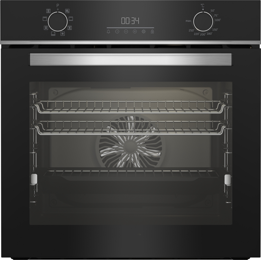 Beko AeroPerfect Built In Black MultiFunction Single Oven