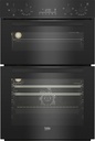 Beko Black Built In Double Oven