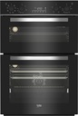 Beko Black Built In MultiFunction Double Oven