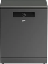 Beko Graphite 16 Place Dishwasher | Fast45 with HygieneShield™