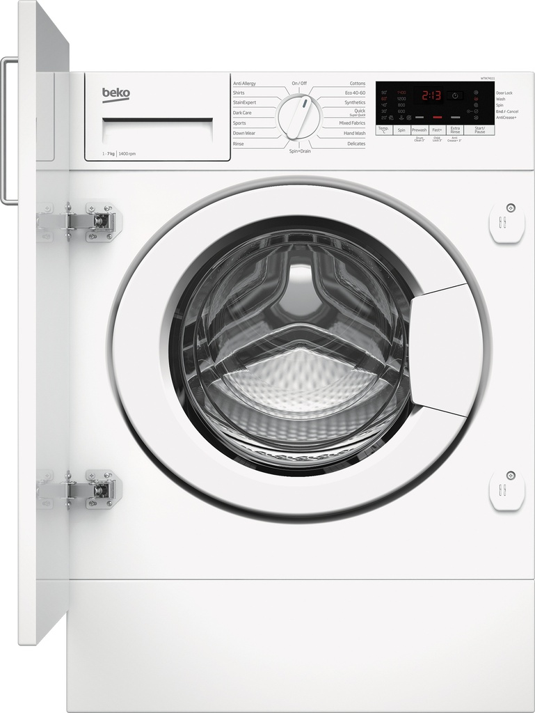 [WTIK74122] Beko Integrated 7kg 1400 Spin Washing Machine