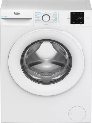 [BM3WT3941W] Beko White 9kg 1400 Spin Washing Machine | Energy Spin