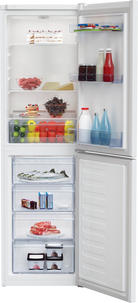[CSG4582W] Beko White Static 182 x 55cm Fridge Freezer
