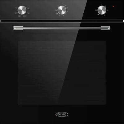 [BI65FBLK] Belling Black Built In Single Fan Oven