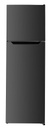 Belling Black Steel 60/20 Top Mount TOTAL NO FROST Fridge Freezer