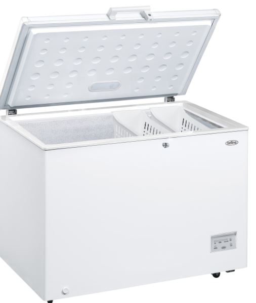 [BCFE301] Belling White 300 Litre Chest Freezer Frost Shield 1120mm