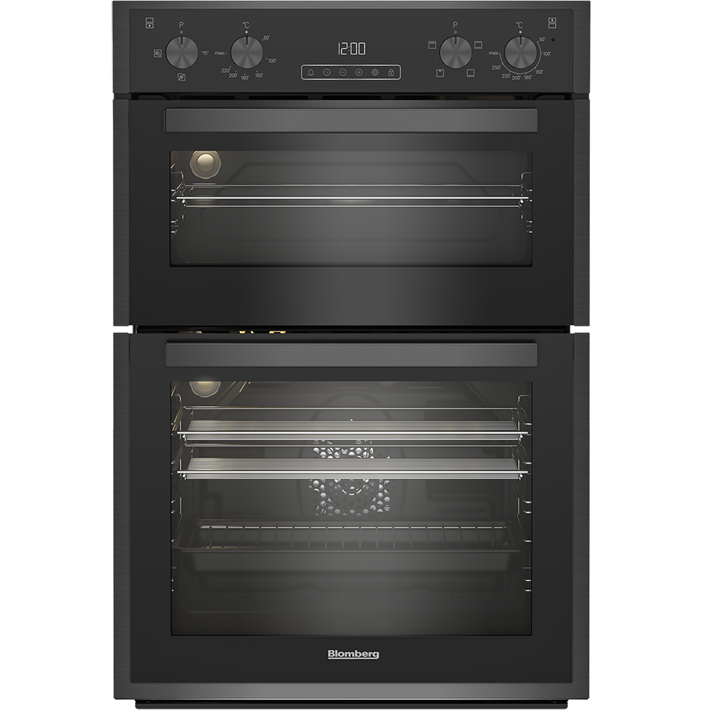 Blomberg Dark Steel Built In Double Oven