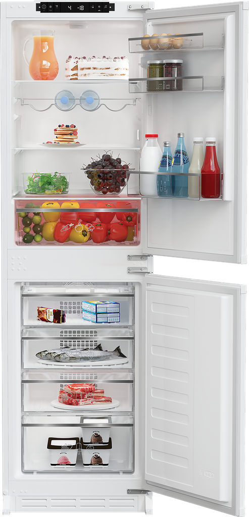 [KNE4564EVi] Blomberg Integrated 50/50 Frost Free Fridge Freezer