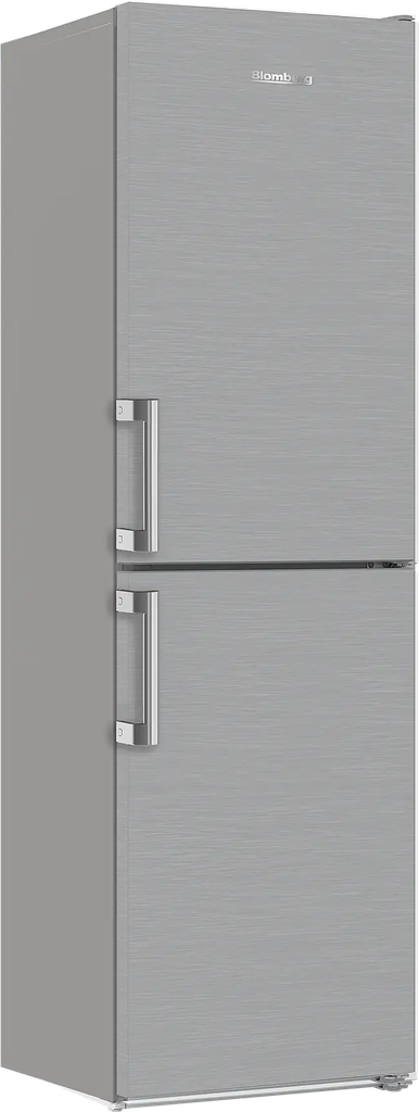 Blomberg Silver Frost Free 55cm Fridge Freezer with VitaminCare+