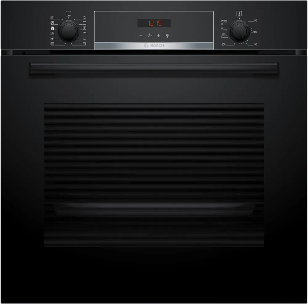 [HQA574BB3B] Bosch Black Pyrolytic Built In Single Oven | 5Yr