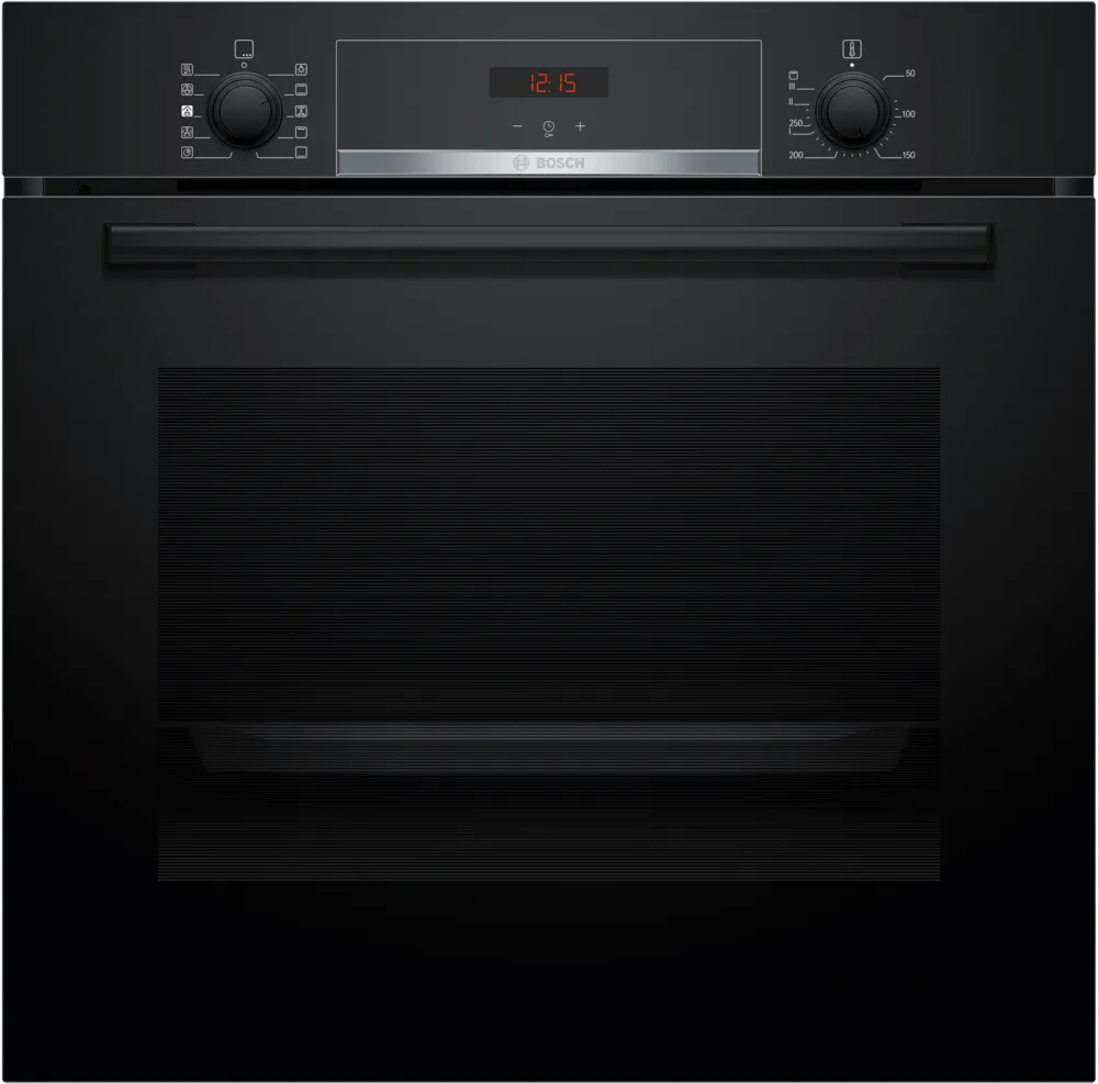 [HQA534BB3B] Bosch Black Series 4 Built In Single Oven | with Added Steam