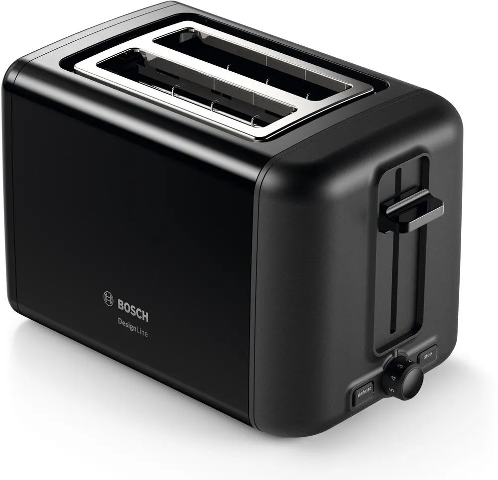 Bosch DesignLine Black 2 Slice Toaster