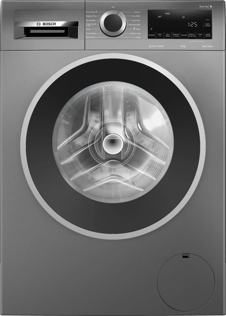 [WGG244ZCGB] Bosch Graphite 9Kg 1400Spin Washing Machine | 5 Year Warranty