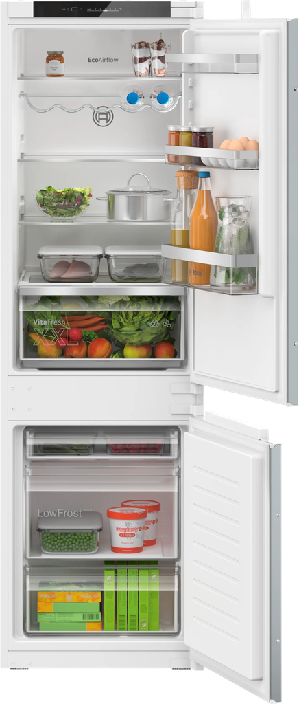 [KIV86VSE0G] Bosch Integrated 70/30 Low Frost Fridge Freezer | Sliding Hinge