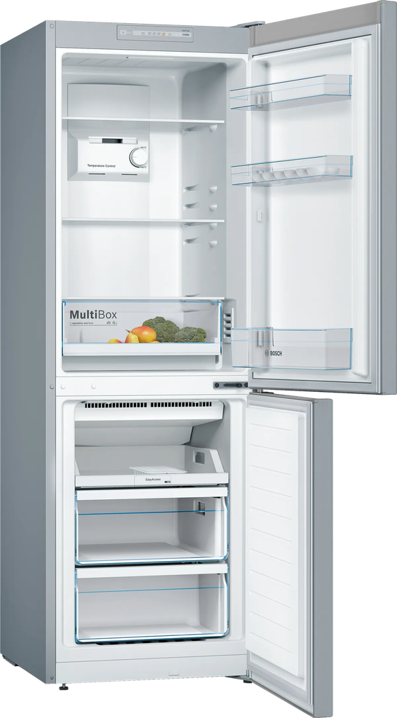 Bosch S/Steel Full No Frost Fridge Freezer| 5 Year Full warranty
