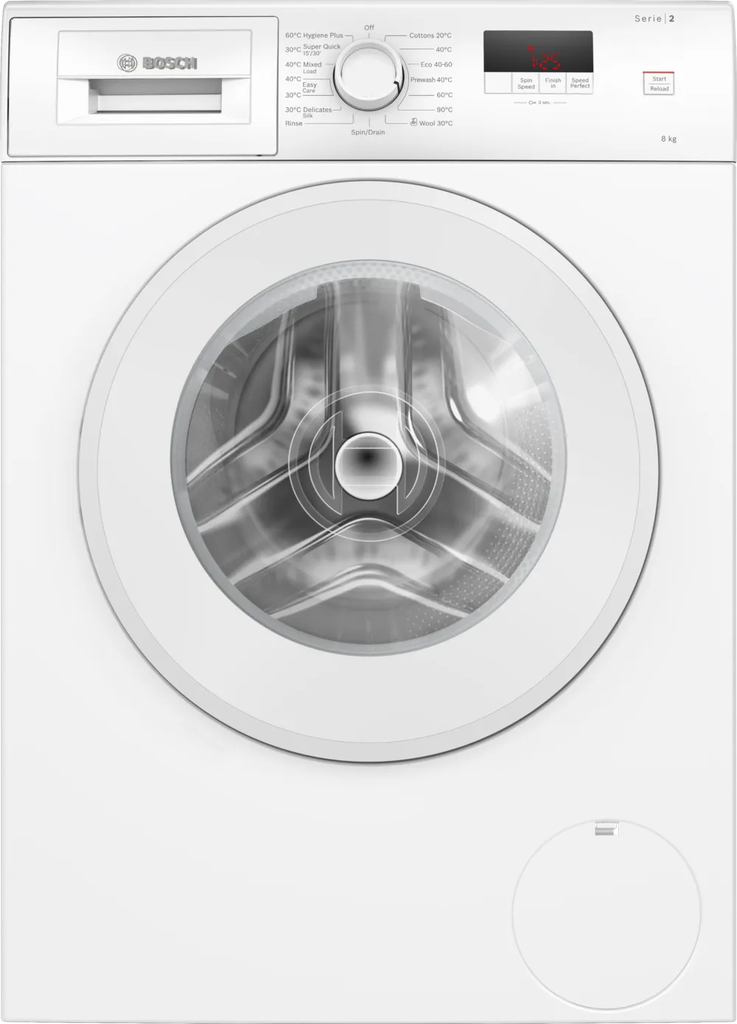 [WGE03408GB] Bosch Series2 White 8Kg 1400 Spin Washing Machine| A Rated