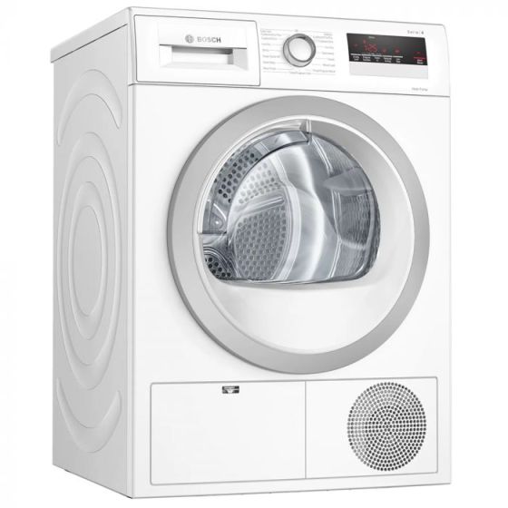 [WTH85223GB] Bosch White A++ Rated 8kg Heat Pump Tumble Dryer | 5 Year Warranty