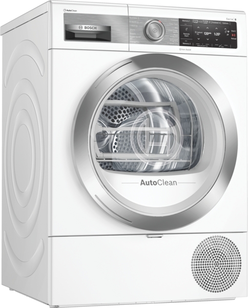[WTX88EH9GB] Bosch White 9kg Heat Pump Tumble Dryer | 5 Year
