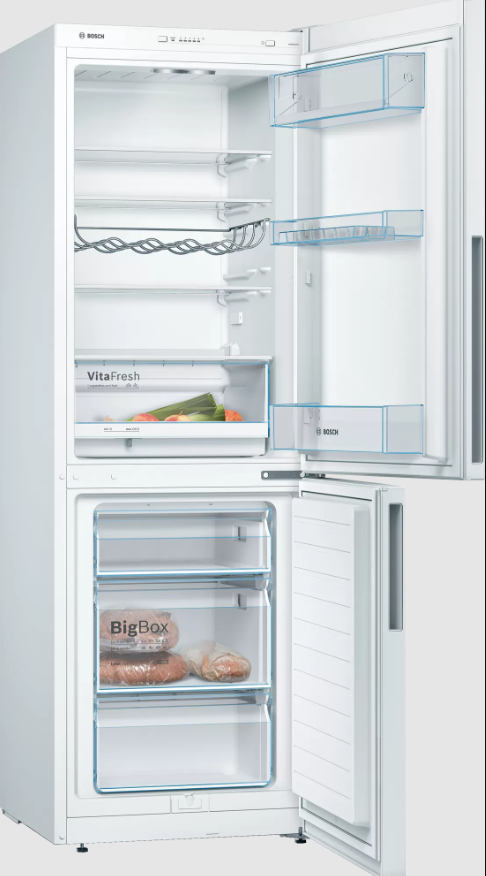 [KGV336WEAG] Bosch White Low Frost Fridge Freezer