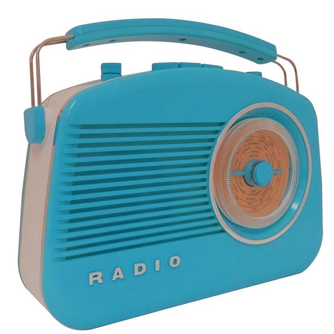 Brighton Baby Blue retro radio