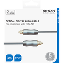 DeltaCo 3 Metre Toslink Optical Cable