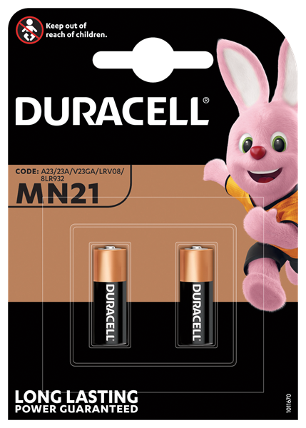 [MN21] Duracell E23A Battery 12v | Twin Pack 1008-12