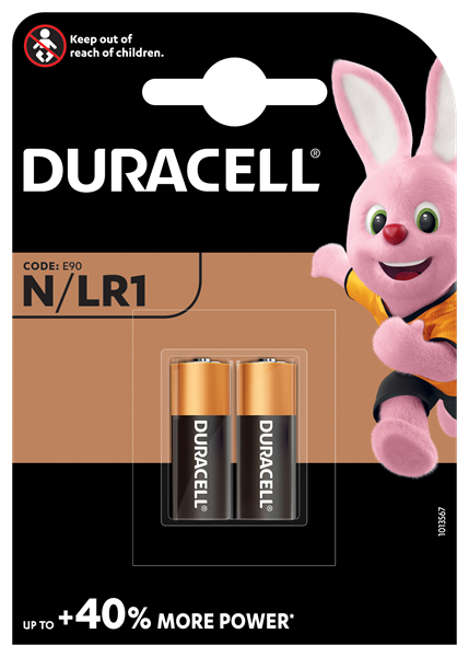 Duracell LR1 Battery 1.5v | Twin Pack