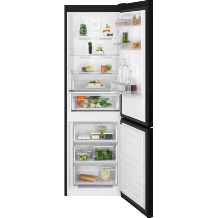 [LNT6ME33K0] Electrolux Black Frost Free Fridge Freezer