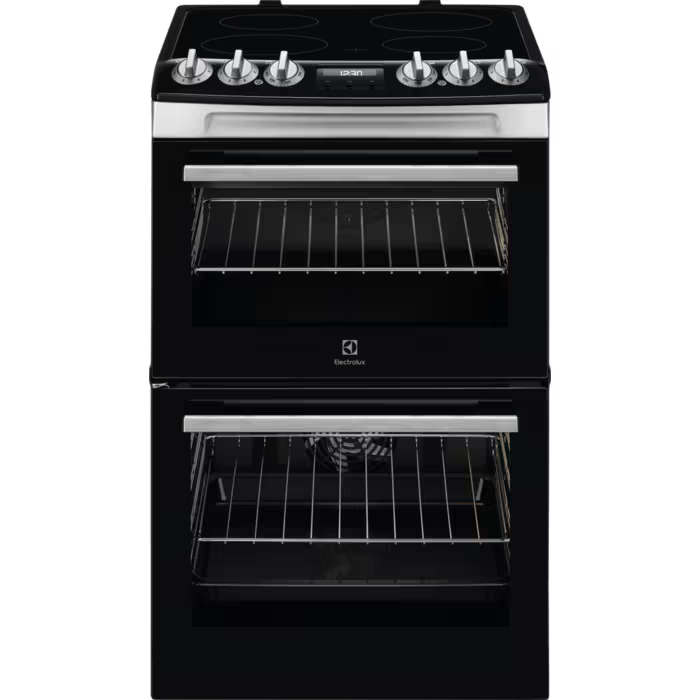 [LKR555100X] Electrolux S/Steel 55cm Ceramic Electric Cooker | Catalytic Liners