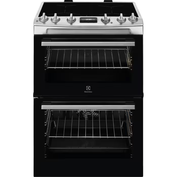 [LKI655200X] Electrolux S/Steel 60cm Induction Double Oven Cooker | 5 Year Warranty