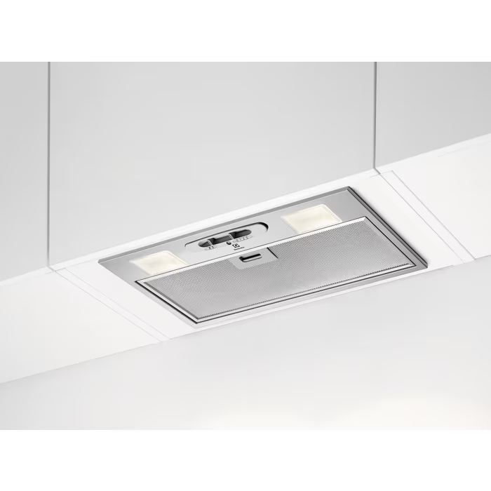 Electrolux Silver Canopy Cooker Extractor Hood Incl Charcoal Filter