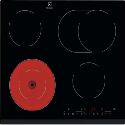 Electrolux Touch Control 4 Ring Black Ceramic Hob