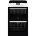 Electrolux White 55cm Ceramic Electric Cooker | Catalytic Liners