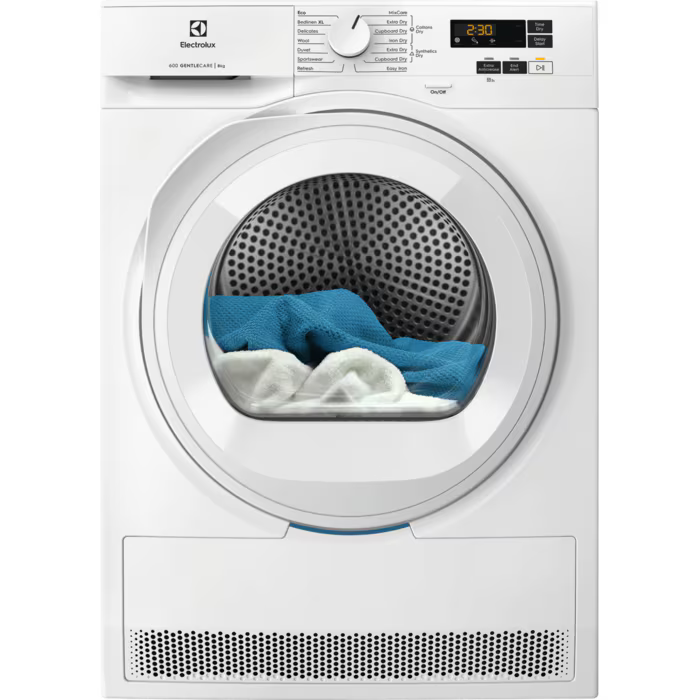 [EDHI618WD] Electrolux White 8kg Heat Pump Tumble Dryer