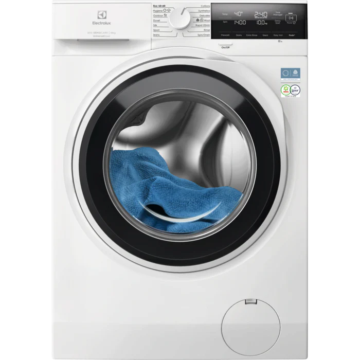 [EFI62142B] Electrolux White SensiCare 10kg 1400 Spin Invertor Motor Washing Machine | 5 Year Warranty