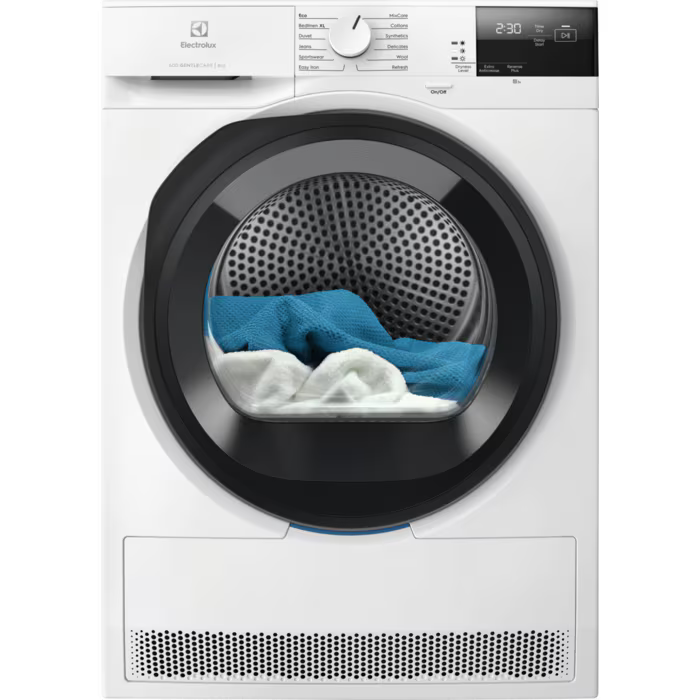 Electrolux White SensiCare 8kg Heat Pump Tumble Dryer | 5 Year Warranty