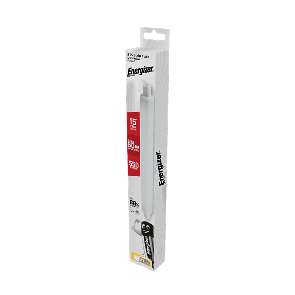 Energizer LED 5.5w (50w) 284mm Striplight Tube | Warm White