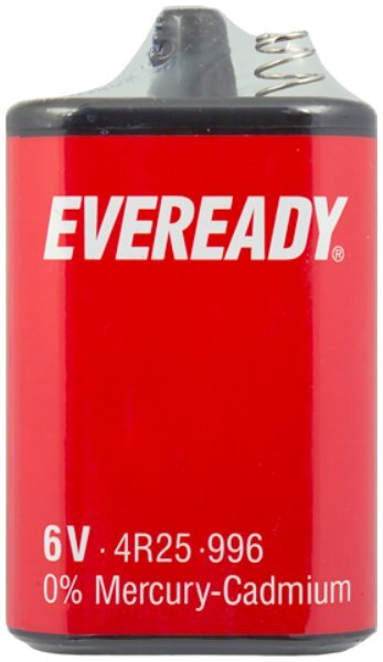 Ever Ready PJ996 6v Battery (Springs)