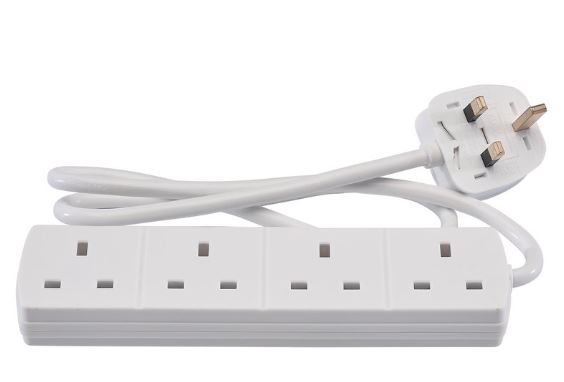 Extension Lead 1mt 4 gang EL4G/1