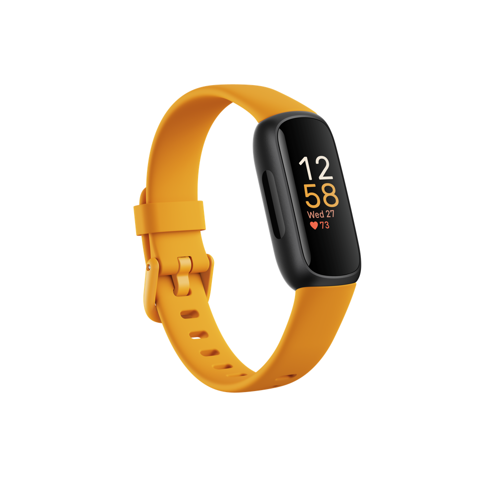 [79-FB424BKYW] FitBit Inspire3 Activity Tracker | Black/Morning Glow