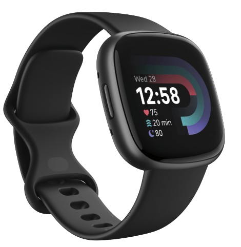 FitBit Versa4 Fitness Smartwatch | Black/Graphite