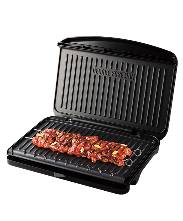 [25820] George Foreman Large Fit Health Grill | Black