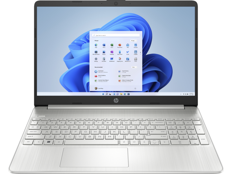 [15S-FQ2050NA] HP Laptop Core i3 4GB 128GB 15.6 FHD Natural Silver Laptop