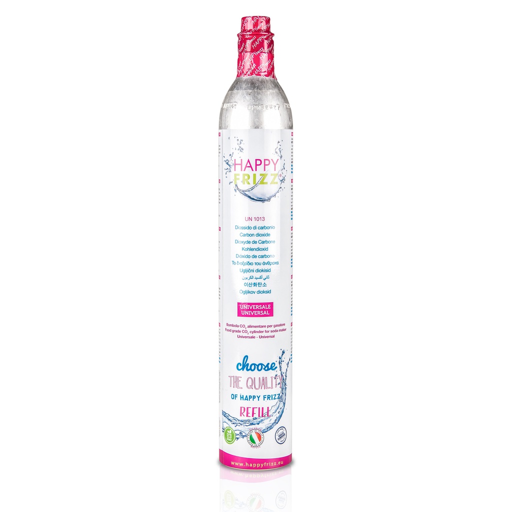 [BOM00+RIC00] Happy Frizz Soda Maker | Refill CO2 Gas Cylinder