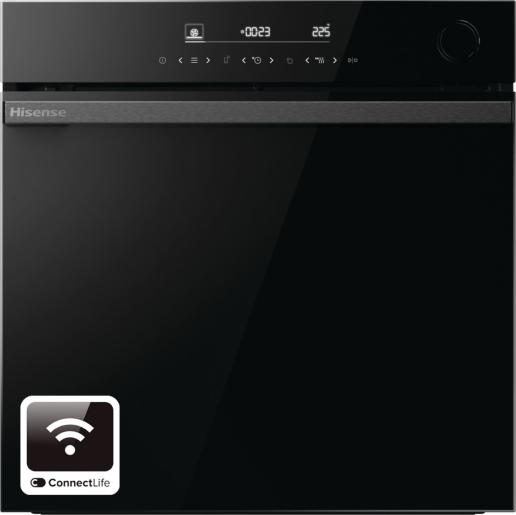 [BSA66346PDBGUK] Hisense Touch control Pyroclean Single Oven |Black