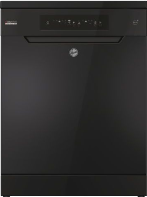 [HF3C7L0B-80] Hoover Black 13 Place Free Standing Dishwasher