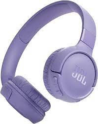 JBL Tune520BT - Wireless On ear headphones - Pure bass Sound / 57hours battery / Comfort Fit /App Supported- Purple
