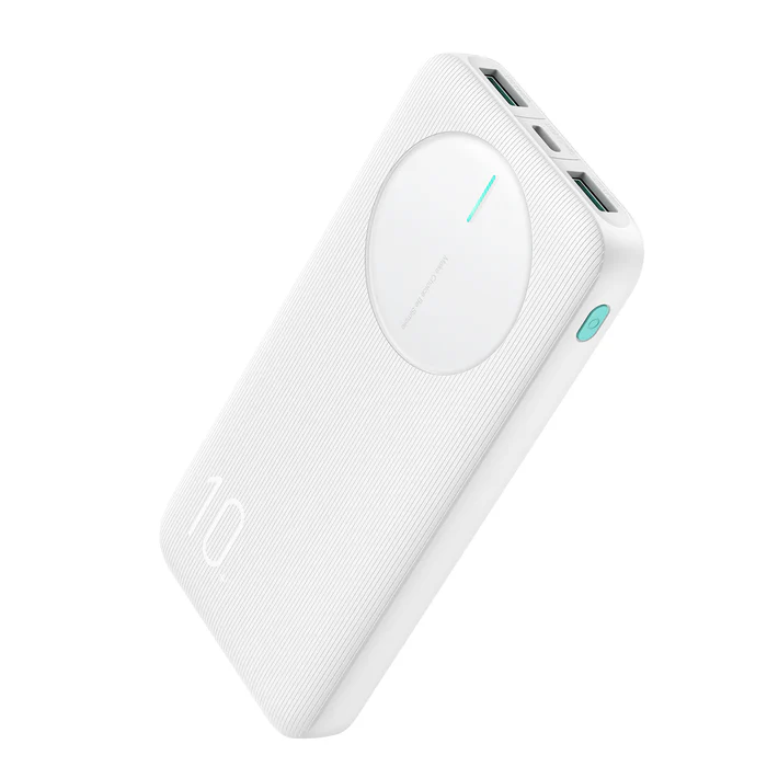 JoyRoom 12w LED Power Bank | 2.4A 10000mAh | White